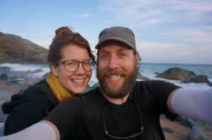 first night camping along the beach. Photo credit: murray